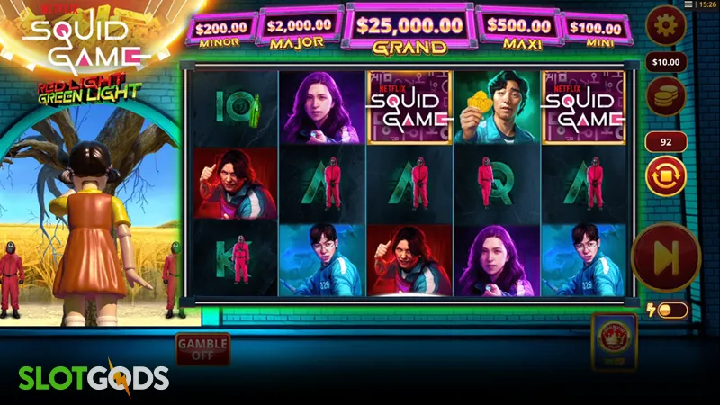 Squid Game: Red Light, Green Light Slot - Screenshot 