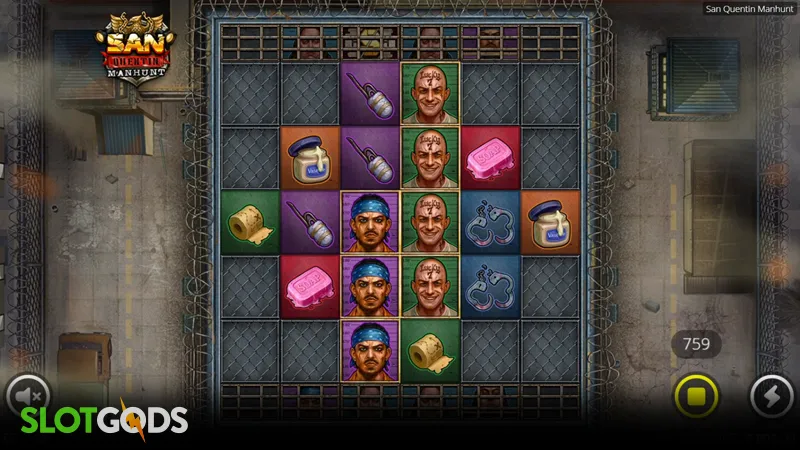 San Quentin Manhunt Slot - Screenshot 