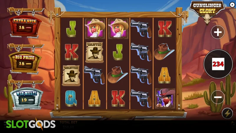 Gunslinger Glory Slot - Screenshot 