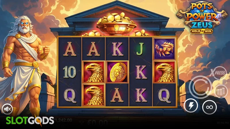 Pots of Power Zeus Slot - Screenshot 