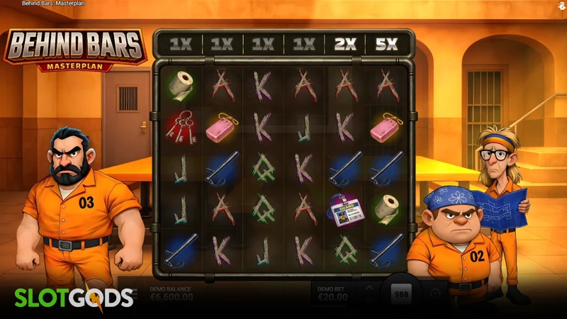 Behind Bars Masterplan Slot - Screenshot 
