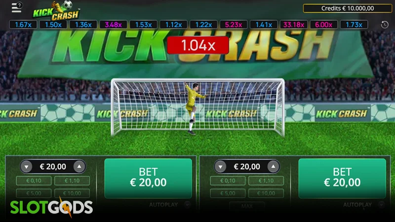 Kick Crash Online Slot by Games Global