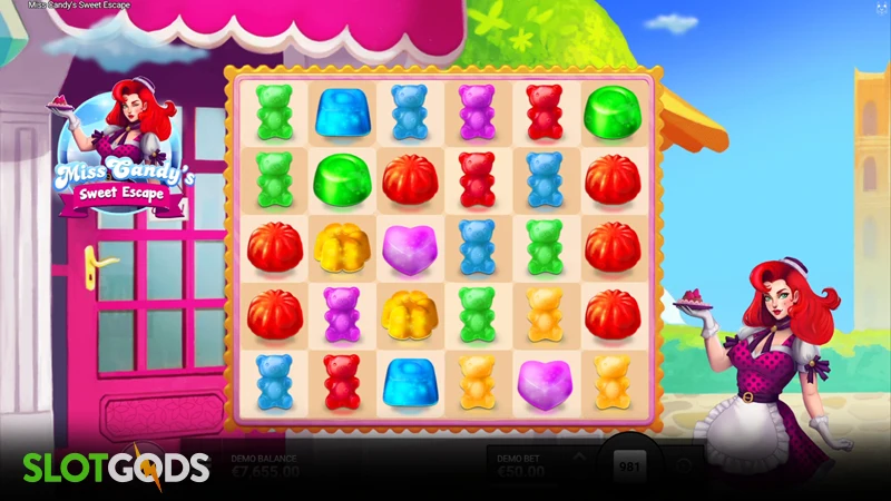 Miss Candy's Sweet Escape Slot - Screenshot 