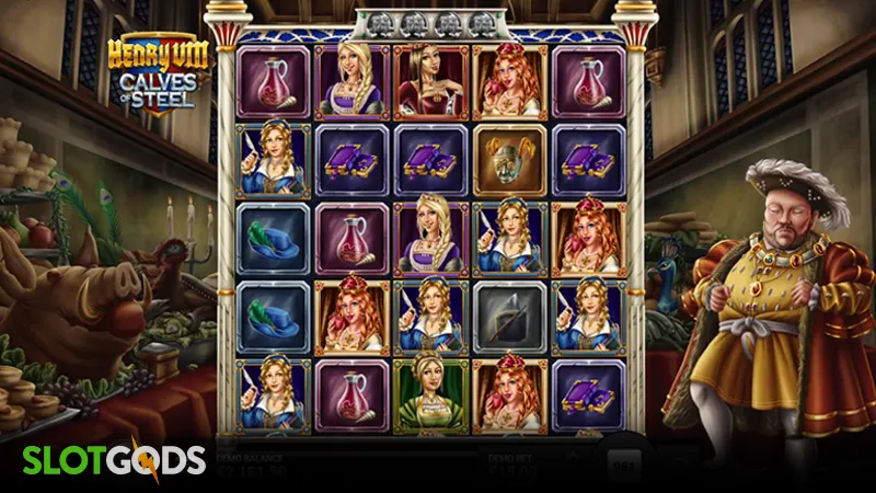 Henry 8th Calves of Steel Slot - Screenshot 