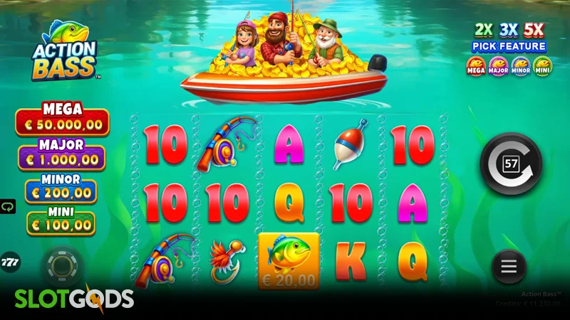 Action Bass Slot - Screenshot 