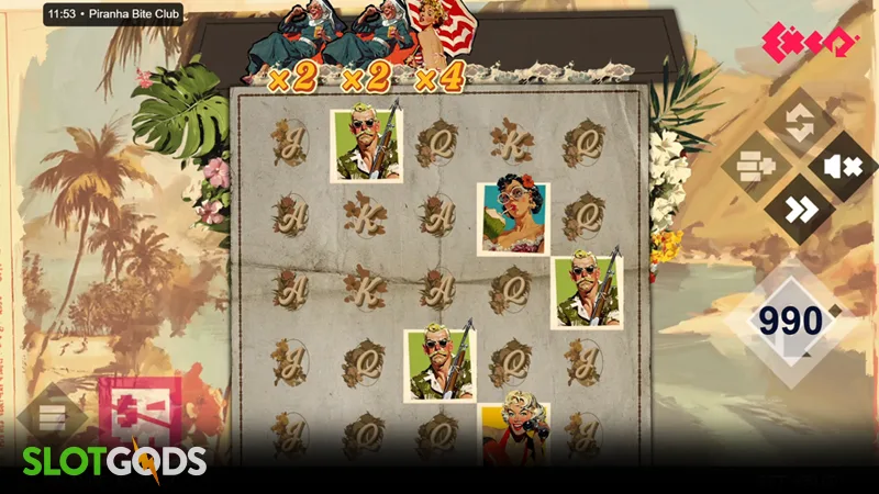 Piranha Bite Club Slot - Screenshot 