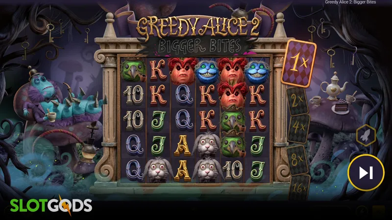 Greedy Alice 2 Bigger Bites Slot - Screenshot 