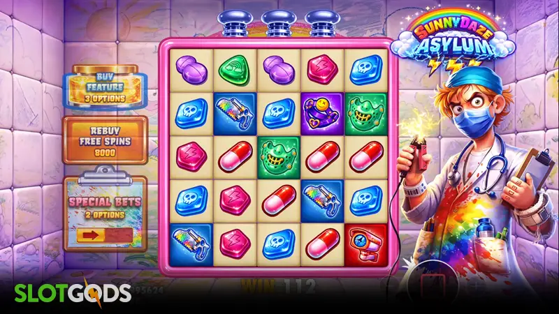 Sunnydaze Asylum Slot - Screenshot 