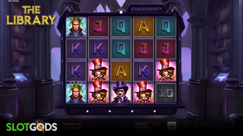 The Library Slot - Screenshot 