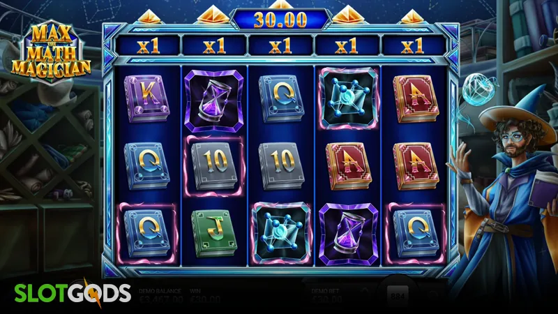 Max the Mathmagician Slot - Screenshot 